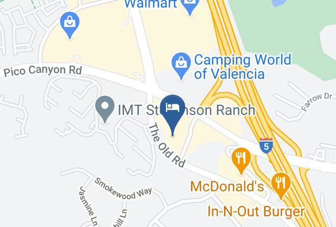 Los Angeles - Comfort Suites Near Six Flags Magic Mountain Maps