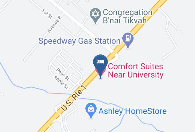 Middlesex - Comfort Suites In North Brunswick Maps