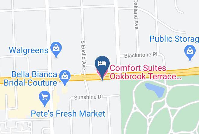 Dupage - Comfort Suites Oakbrook Terrace Near Oakbrook Center Maps