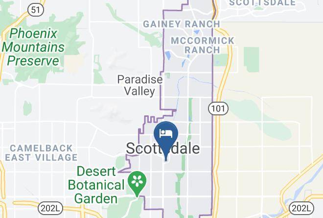 Maricopa - Comfort Suites Old Town Scottsdale Maps