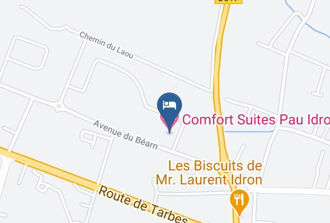Pyrenees Atlantiques - Comfort Suites Pau Idron Maps