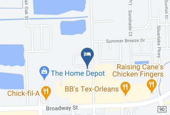 Brazoria - Comfort Suites Pearland South Houston Maps