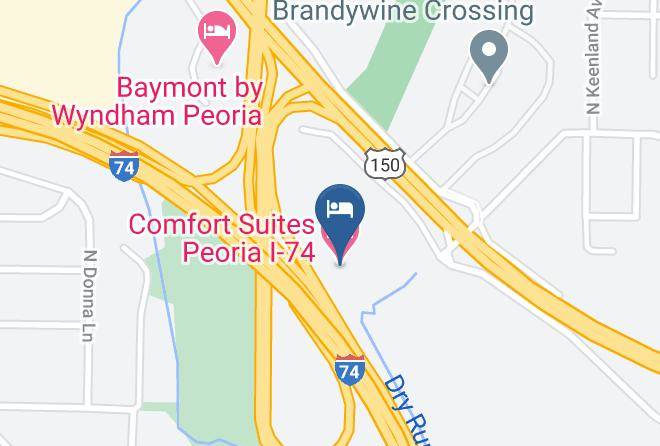 Peoria - Comfort Suites Peoria I 74 Maps