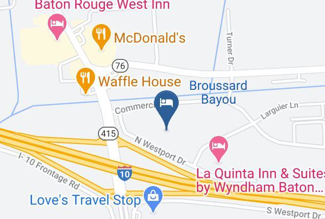 West Baton Rouge Par - Comfort Suites Port Allen Baton Rouge Maps