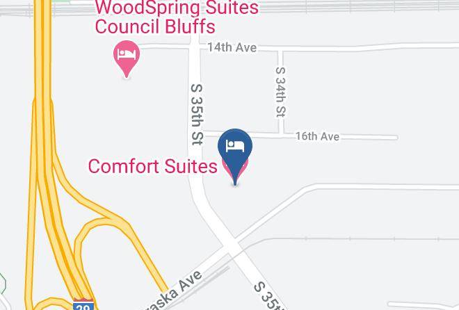 Pottawattamie - Comfort Suites Council Bluffs Maps