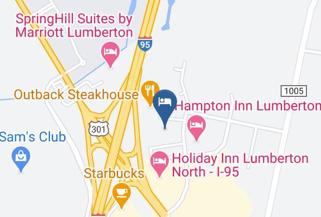Robeson - Comfort Suites Lumberton Maps