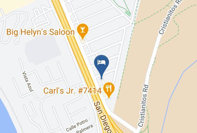 Orange - Comfort Suites San Clemente Beach Maps