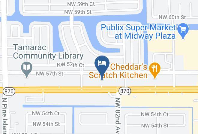 Broward - Comfort Suites Sawgrass Maps