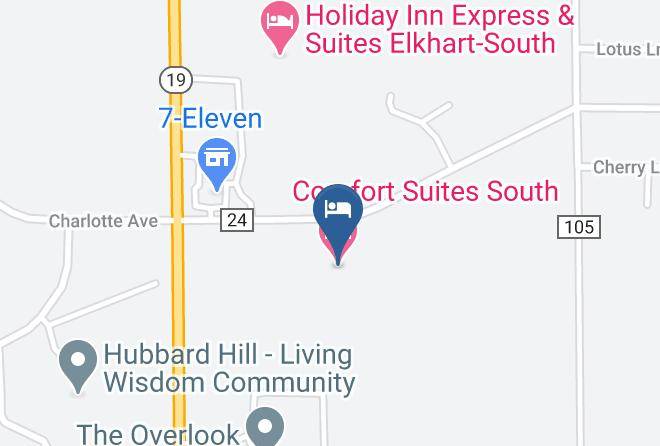 Elkhart - Comfort Suites South Maps
