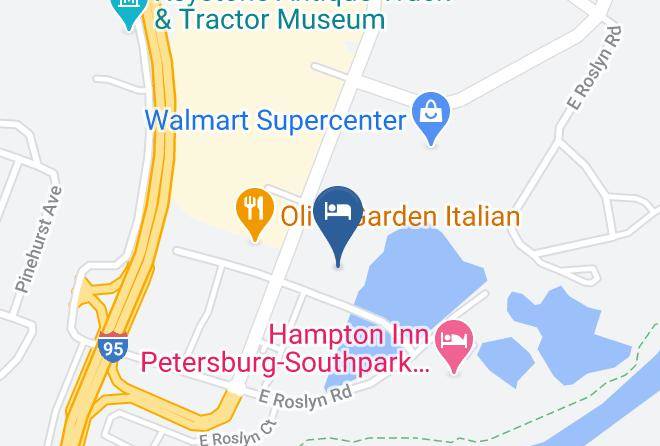 Comfort Suites Southpark Map