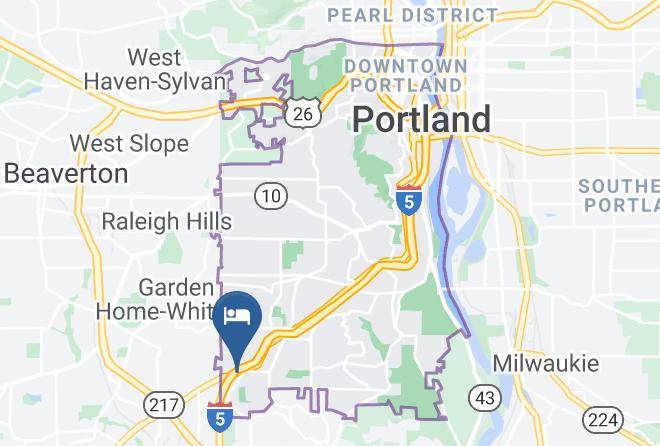 Multnomah - Comfort Suites Southwest Portland Maps