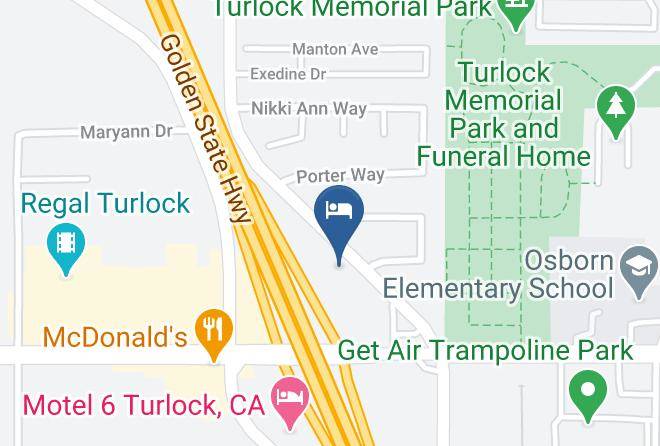 Stanislaus - Comfort Suites Turlock Maps