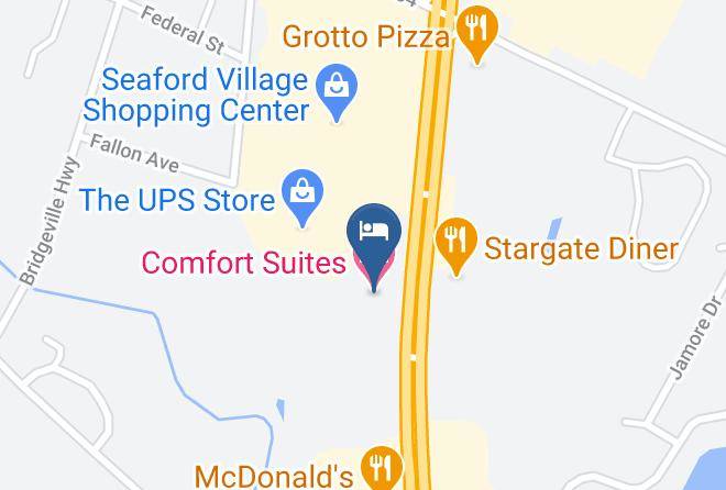 Comfort Suites Seaford Map