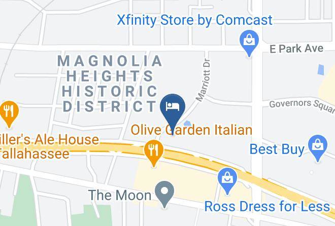 Comfort Suites Tallahassee Downtown Map