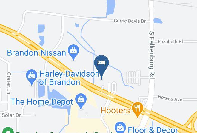 Hillsborough - Comfort Suites Tampa Brandon Maps