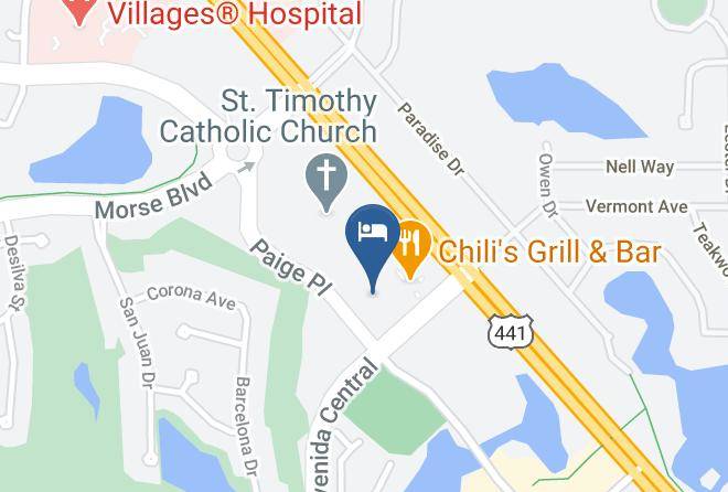 Comfort Suites The Villages Lady Lake Map