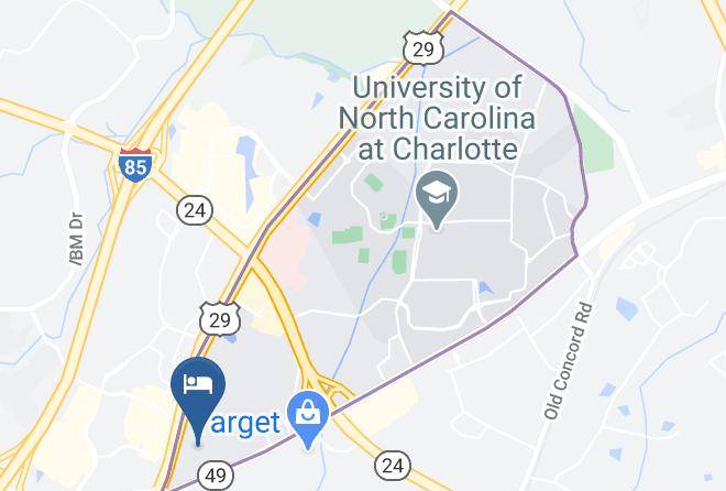 Mecklenburg - Comfort Suites University Research Park Maps