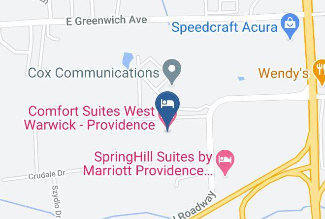 Kent - Comfort Suites West Warwick Providence Maps