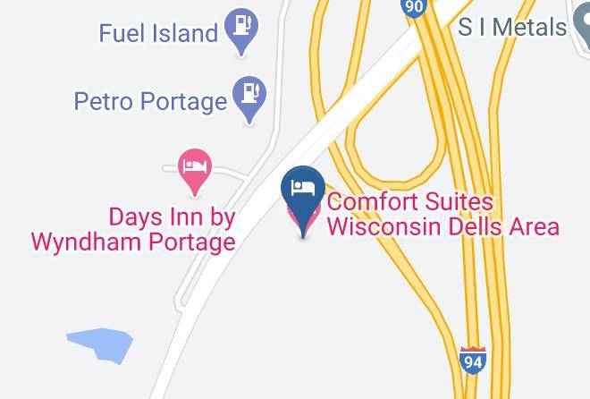 Columbia - Comfort Suites Wisconsin Dells Area Maps