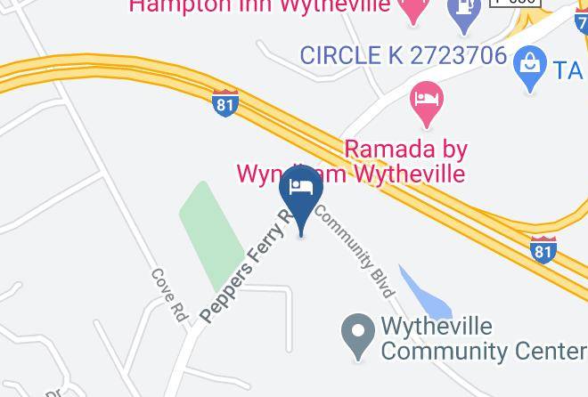 Wythe - Comfort Suites Wytheville Maps