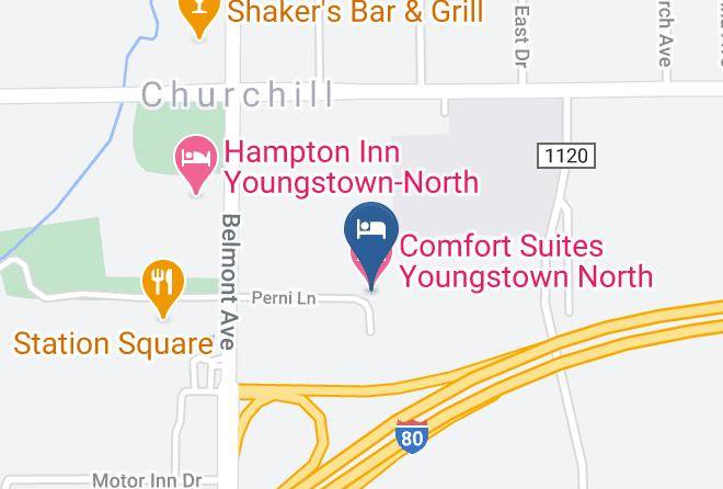 Trumbull - Comfort Suites Youngstown North Maps