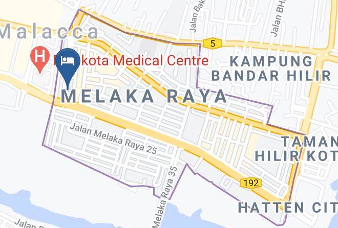 Melaka Tengah - Comfort Two Hotel Maps
