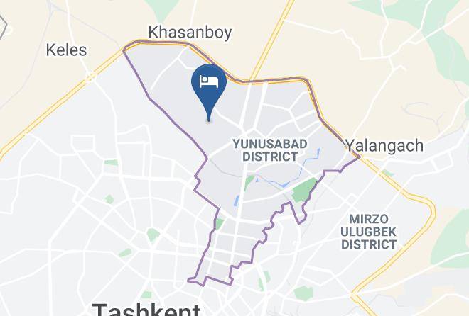 Tashkent - Comfort Uz Hotel Maps