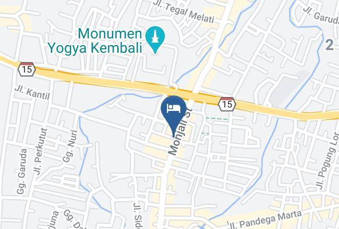Sleman - Comfy Homestay Yogya Maps