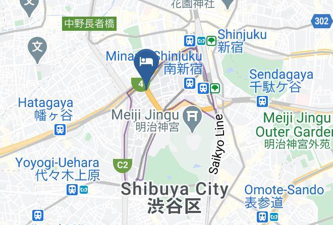 Shibuya Ward - Comfybed Yoyogi Maps