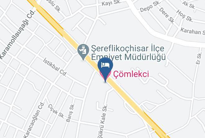Sereflikochisar - Comlekci Hotel Maps