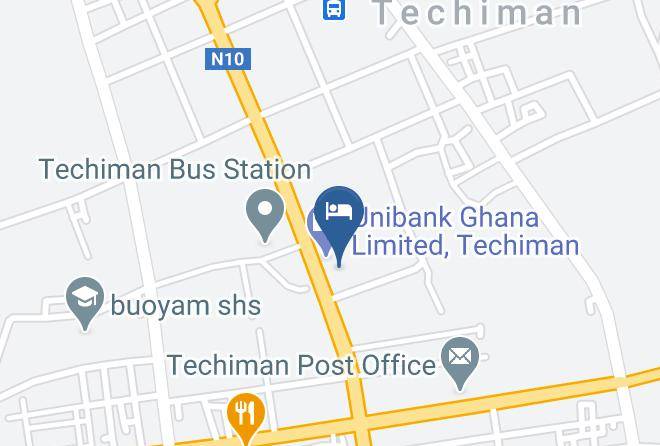 Techiman - Commander Hotel Maps