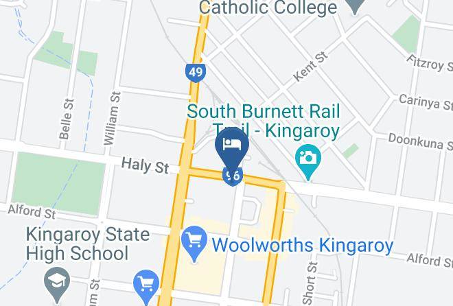 South Burnett - Commercial Hotel Kingaroy Maps