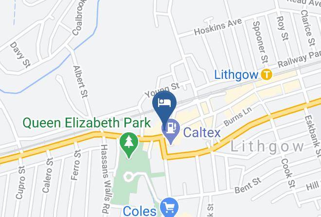 Lithgow - Commercial Hotel Motel Maps