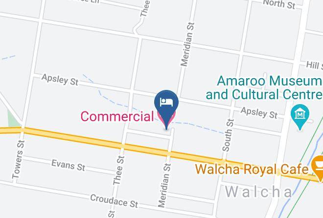 Walcha - Commercial Hotel Maps