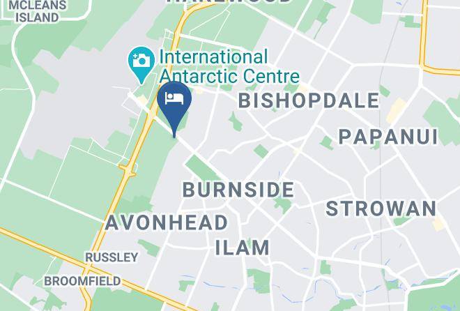 Christchurch - Commodore Airport Hotel Maps