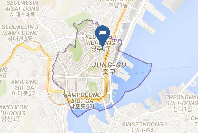 Junggu - Commodore Hotel Busan Maps