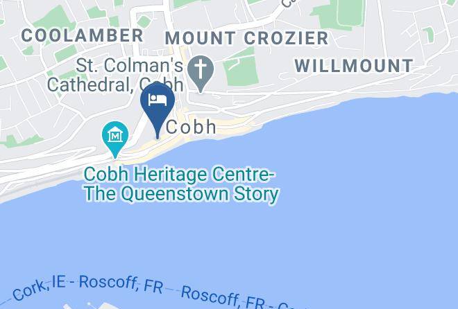 Cobh - Commodore Hotel Maps