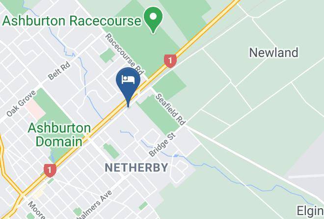 Ashburton - Commodore Motor Lodge Maps