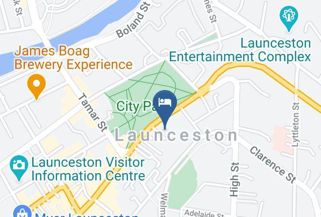 Launceston - Commodore Regent Hotel Maps