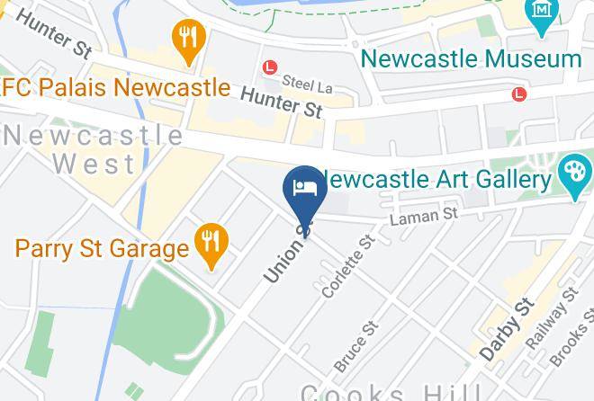 Newcastle - Commonwealth Hotel Newcastle Maps