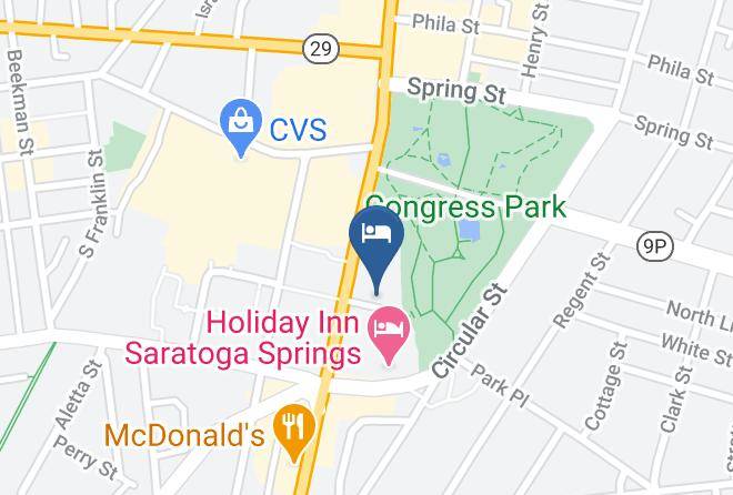 Saratoga - Community Court Motel Maps