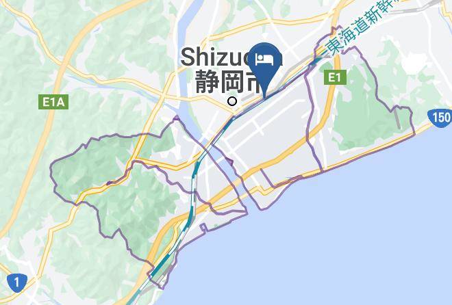 Shizuoka City Suruga Ward - Community Space Flat Maps