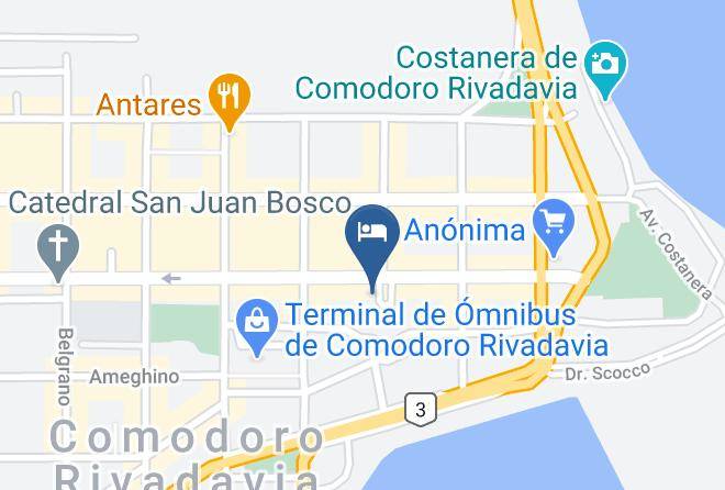 Escalante - Comodoro Hotel Maps