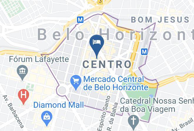 Belo Horizonte - Comodoro Tourist Hotel Maps