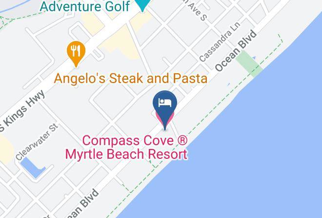 Horry - Compass Cove Myrtle Beach Resort Maps