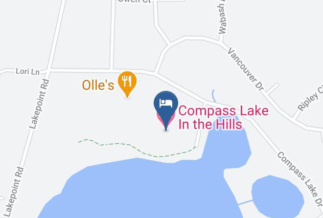 Compass Lake In The Hills Map