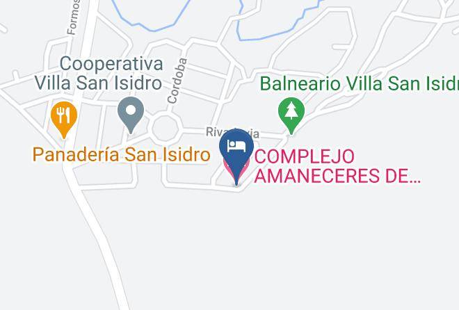 Calamuchita Department - Complejo Amaneceres De San Isidro Cabanas Maps