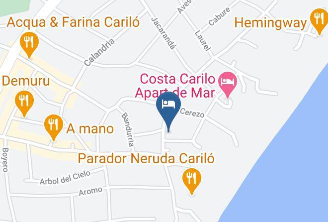 Pinamar - Complejo Avutarda Maps