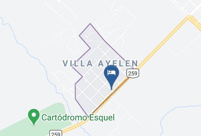 Futaleufu Department - Complejo Ayelen Andina Maps