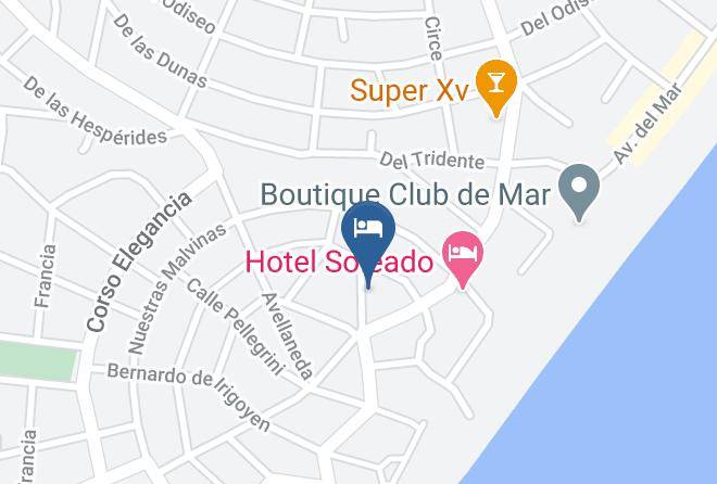 Pinamar - Complejo Ayenue & Spa Maps